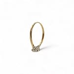 vintage ring diamant 18 k goud trilogie