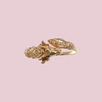 vintage ring ram sterrenbeeld 14kt