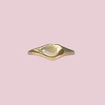 vintage pink ring hart zegel