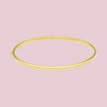 bangle armband rechthoekig 14 karaat goud
