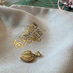vintage hartje locket van goud