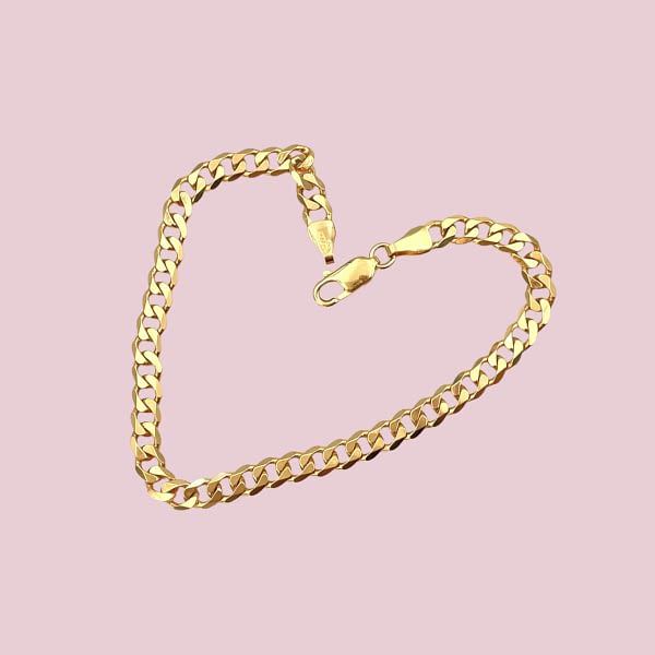 gouden schakelarmband dames gourmet 9k goud