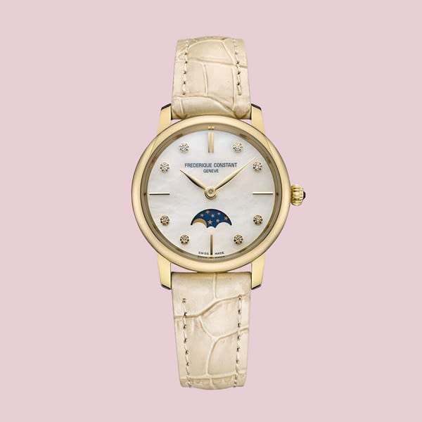 Horloge Frederique Constant Slimline Moonphase 206MPWD1S5