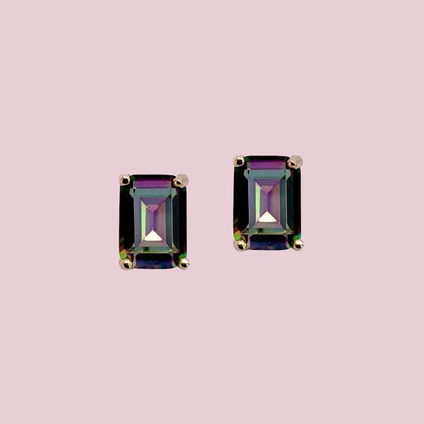 oorbellen mystic topaz goud