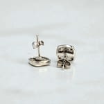 vintage diamant cluster studs van 9kt