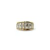 vintage ring diamant pave goud