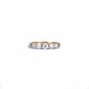 vintage ring zirkonia vijf stenen goud