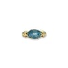 vintage ring topaas lichtblauw 9k goud