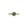 vintage ring groene toermalijn 9k goud