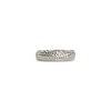 witgouden ring band diamant facet
