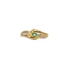 vintage ring smaragd 18k goud
